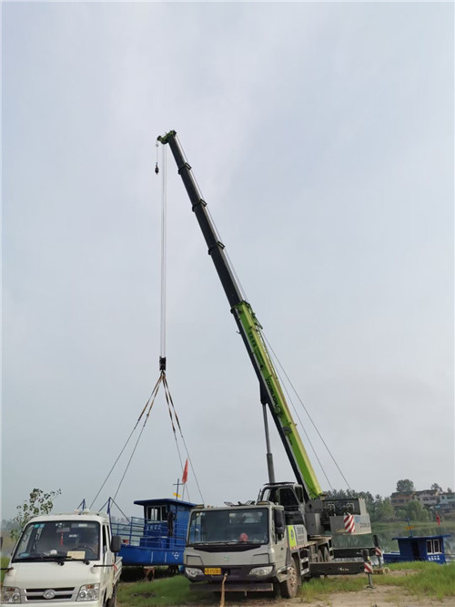 晋江市桥梁建设吊装案例